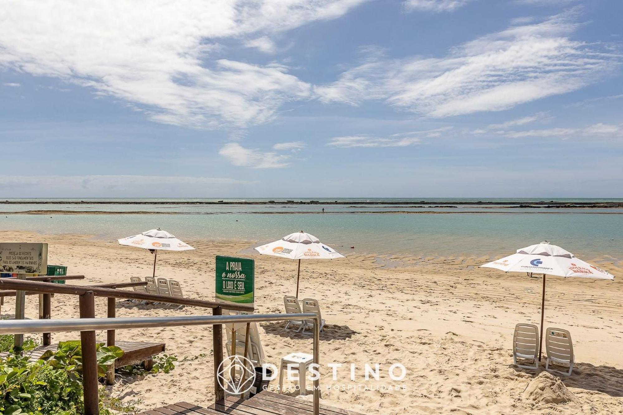 Cobertura Em Barra Bali, Exclusiva Pe Na Areia, Luxo E Vista Deslumbrante - Destino Bsm 402 Apartment Barra de São Miguel Exterior foto