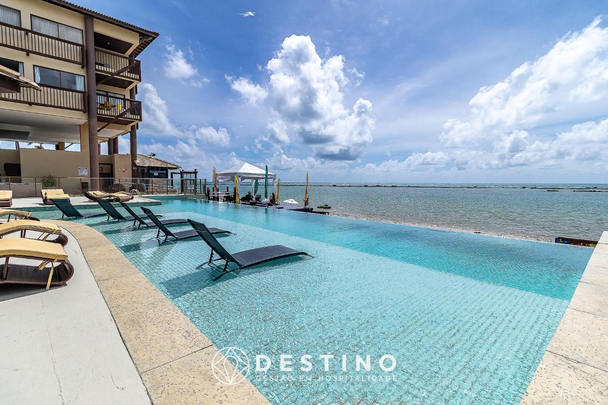 Cobertura Em Barra Bali, Exclusiva Pe Na Areia, Luxo E Vista Deslumbrante - Destino Bsm 402 Apartment Barra de São Miguel Exterior foto